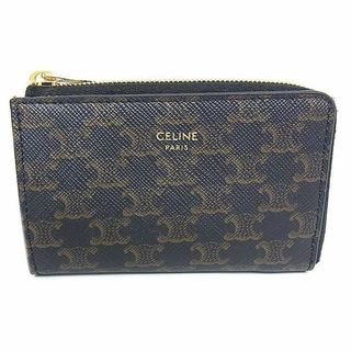 セリーヌ(celine)のセリーヌ　celine　コインケース トリオンフ　コンパクト Ｌ字ファスナー　キャンバス(コインケース)