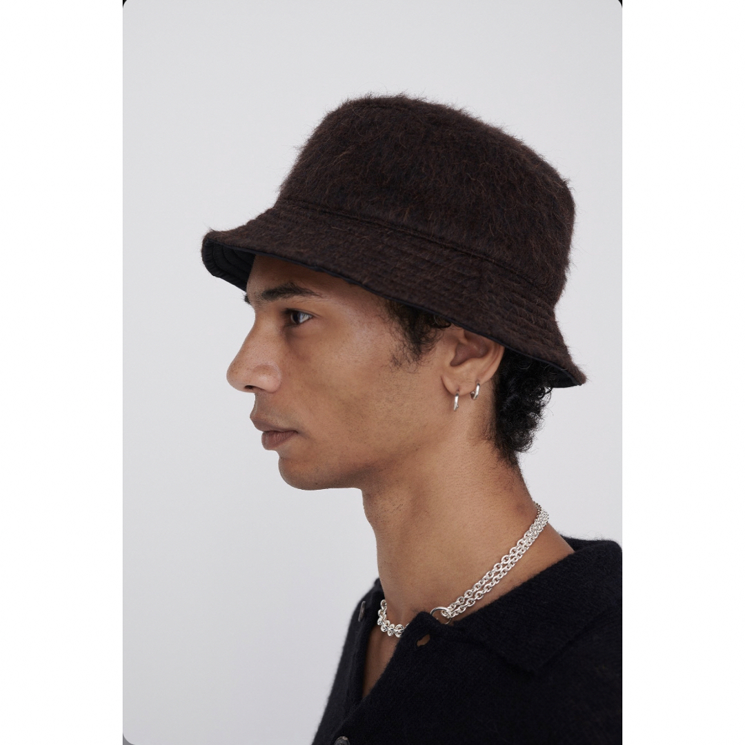 《 OUR LEGACY 》Bucket Hat BROWN ALPACA