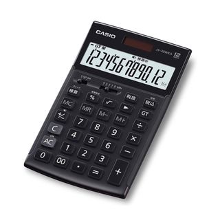 カシオ(CASIO)のカシオ 本格実務電卓 12桁 グリーン購入法適合 JS-20WKA-BK-N(オフィス用品一般)