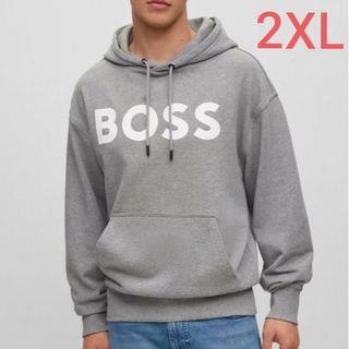 ボス(BOSS)の大谷翔平選手愛用 BOSS ロゴプリント フーディ コットンフレンチテリー2XL(パーカー)