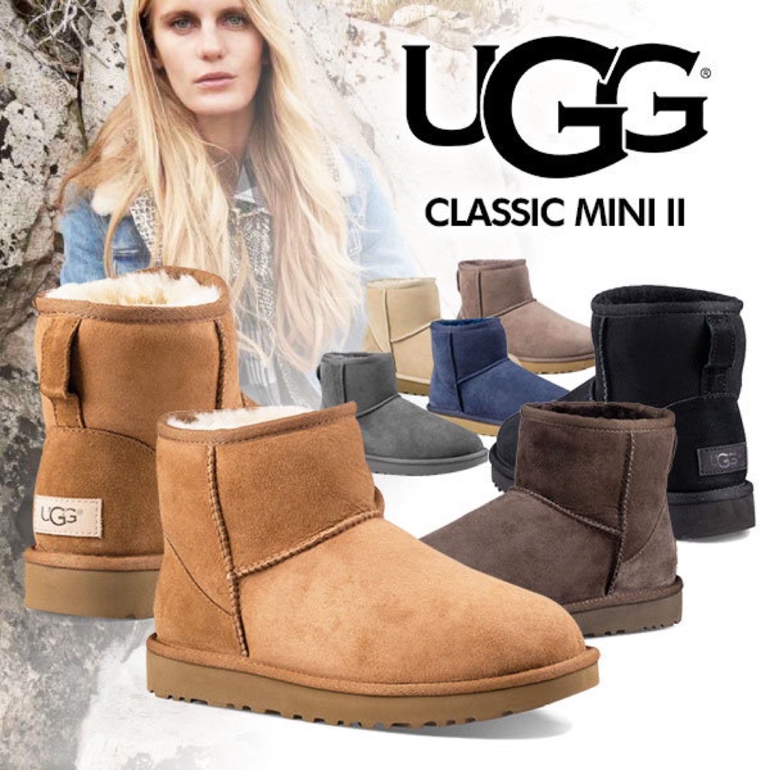 UGG(アグ)の新品 UGG アグ クラシックミニ Ⅱ 24cm カリブー ムートンブーツ レディースの靴/シューズ(ブーツ)の商品写真