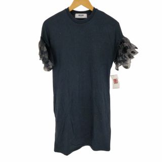 エムエスジイエム(MSGM)のMSGM(エムエスジーエム) 袖 ドット チュール Tシャツ ワンピース(その他)