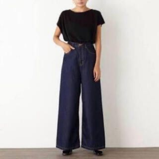 マウジー(moussy)のMoussy デニムワイドパンツ(デニム/ジーンズ)