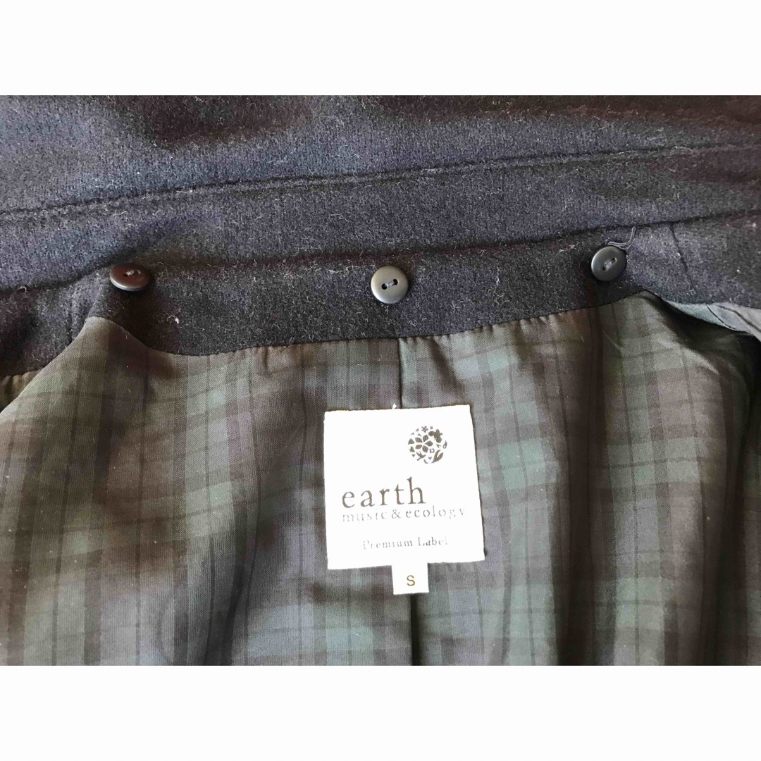 earth music & ecology(アースミュージックアンドエコロジー)のピーコート  ネイビー　アースミュージックアンドエコロジー レディースのジャケット/アウター(ピーコート)の商品写真