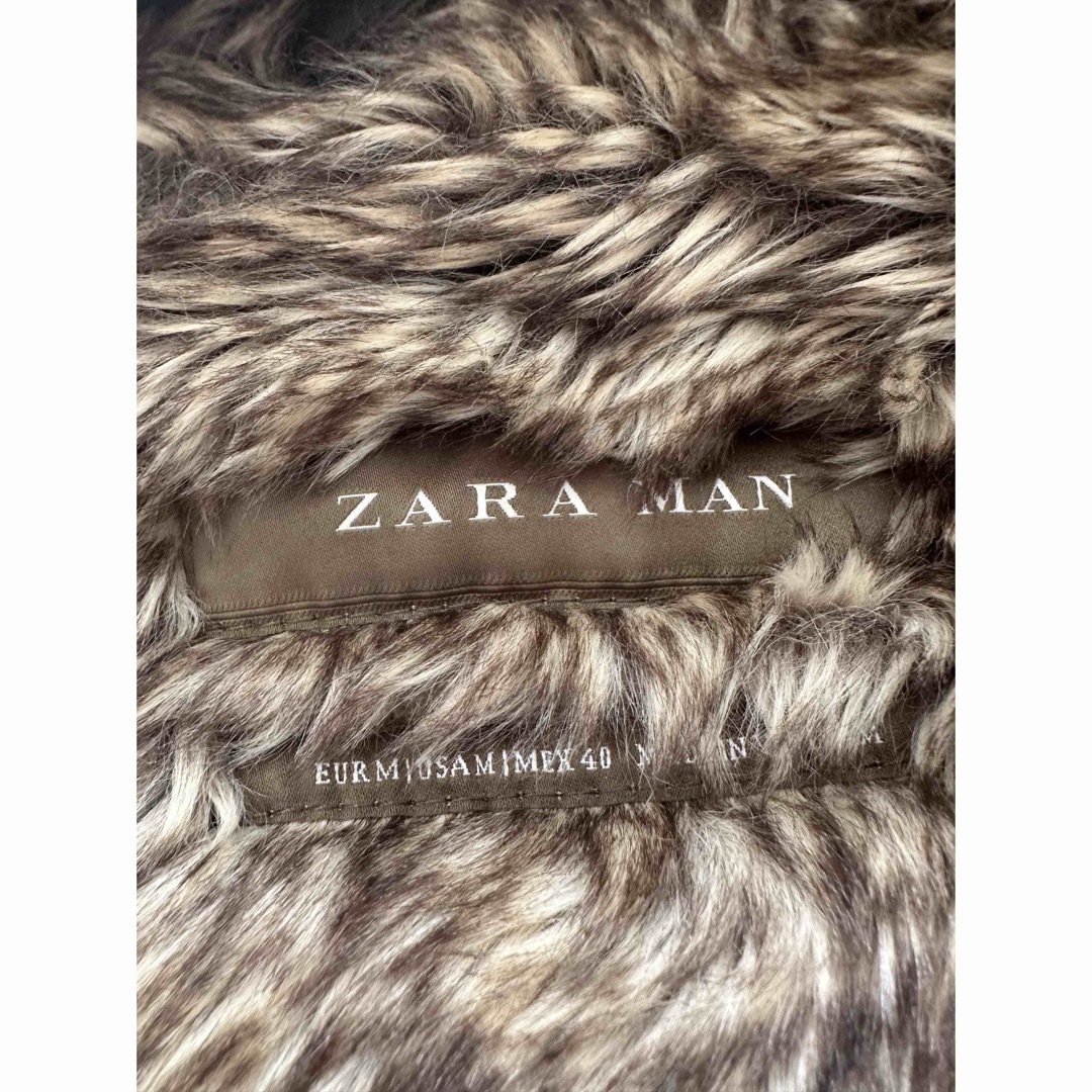 ZARA(ザラ)のZARA MAN ミリタリーモッズコート メンズのジャケット/アウター(モッズコート)の商品写真