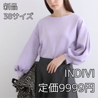 インディヴィ(INDIVI)の3767 INDIVI スエードライク 袖コンシャストップス(カットソー(長袖/七分))