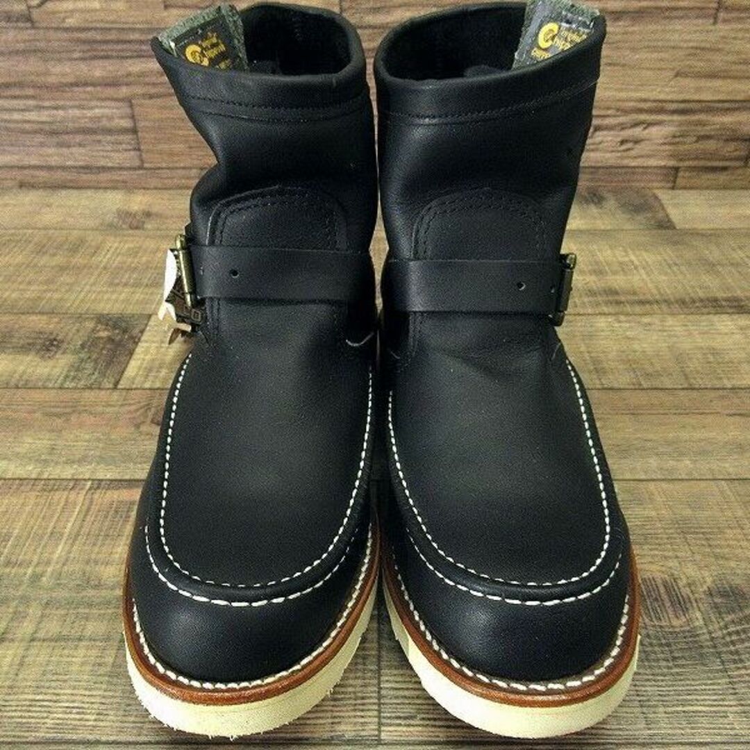 CHIPPEWA(チペワ)の黒タグ 新品 デッド チペワ 97879 エンジニア ブーツ 黒 26.0 ① メンズの靴/シューズ(ブーツ)の商品写真