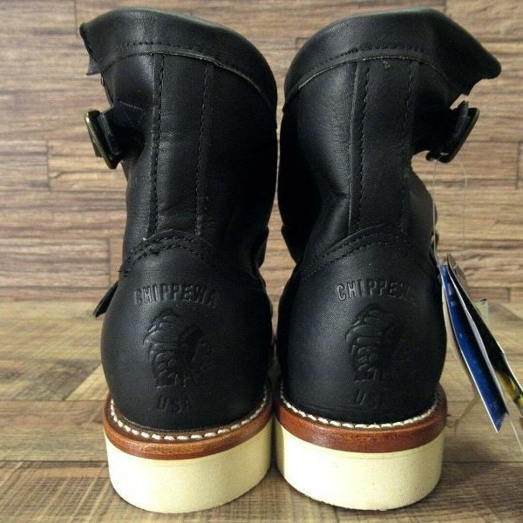 黒タグ 新品 デッド チペワ 97879 エンジニア ブーツ 黒 26.0 ①
