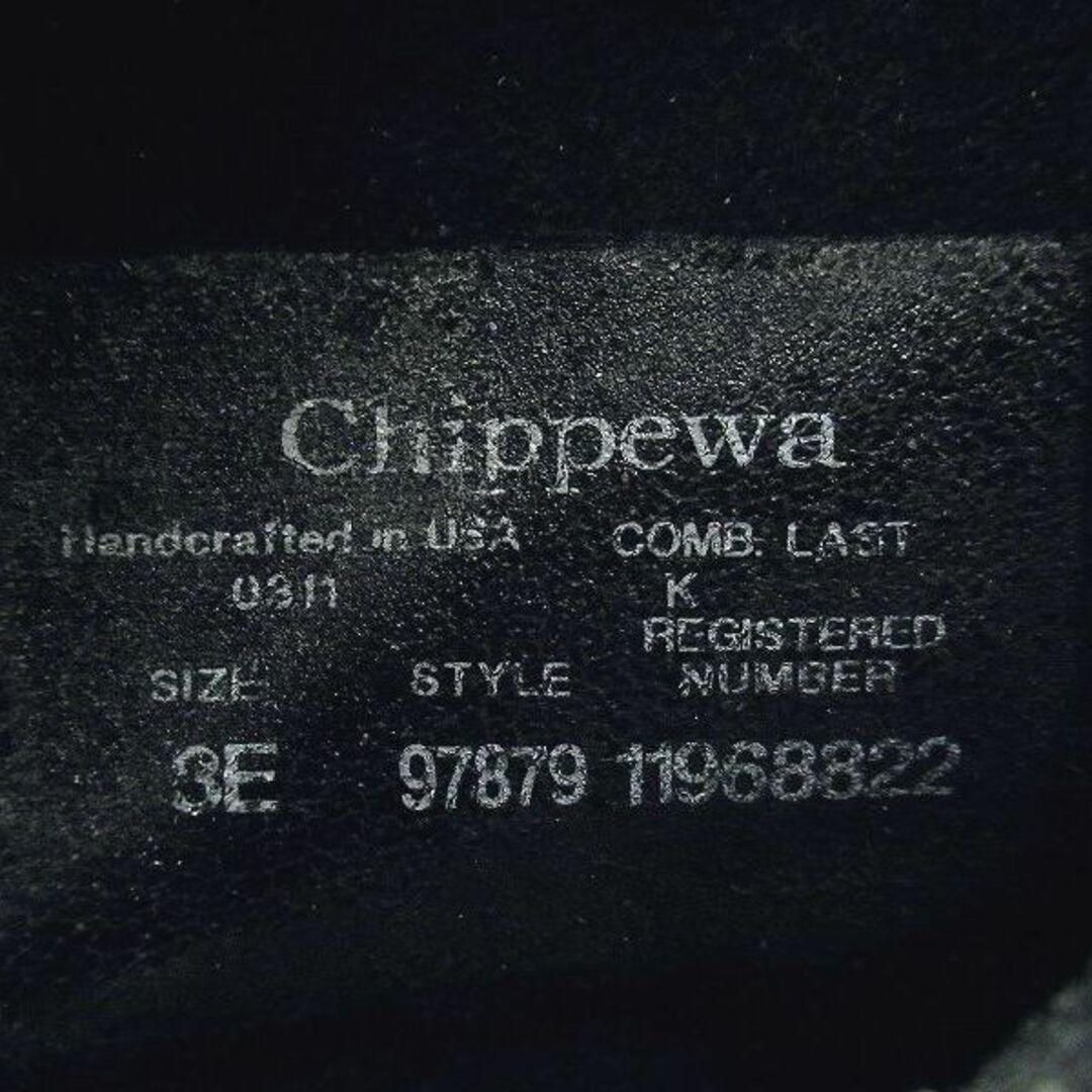 CHIPPEWA(チペワ)の黒タグ 新品 デッド チペワ 97879 エンジニア ブーツ 黒 26.0 ① メンズの靴/シューズ(ブーツ)の商品写真