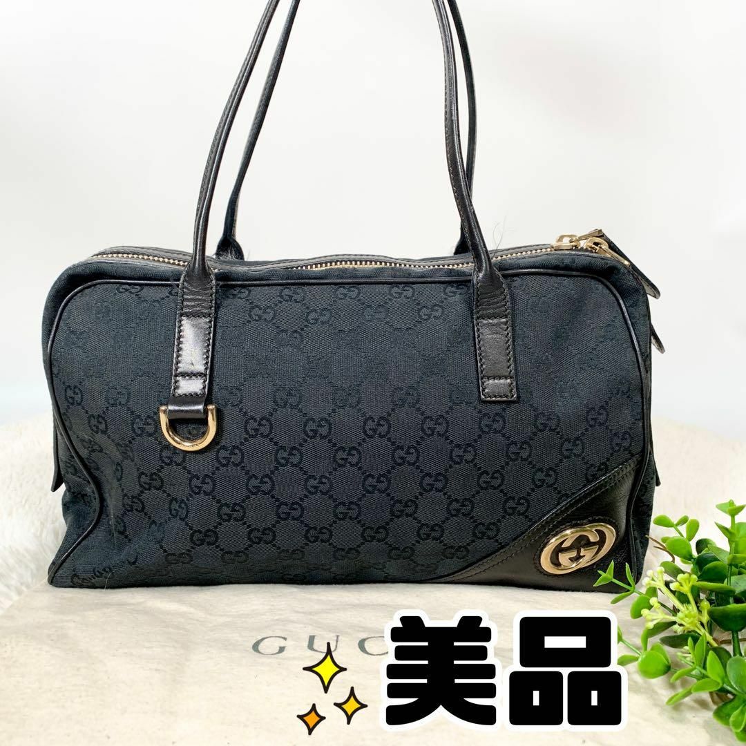 安い買取 【美品】GUCCI グッチ ハンドバッグ ミニボストン ニュー