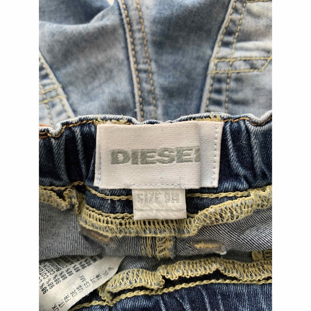 DIESEL(ディーゼル)のDiesel kids Tシャツ 24M & デニムハーフパンツ 9M キッズ/ベビー/マタニティのキッズ服男の子用(90cm~)(Tシャツ/カットソー)の商品写真
