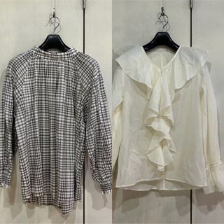 グローバルワーク(GLOBAL WORK)のセール中GLOBAL WORK・VIS♡ブラウス2アイテムSET(シャツ/ブラウス(長袖/七分))