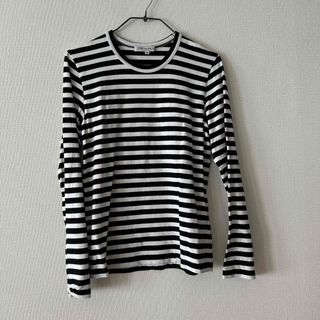 コムデギャルソン(COMME des GARCONS)の美品comme des garçonsボーダーカットソーM(Tシャツ(長袖/七分))