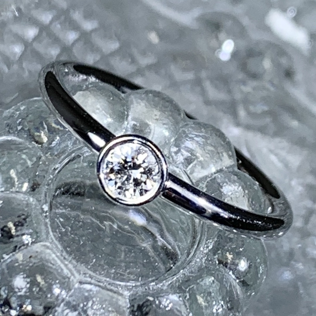 Tiffany & Co. - ティファニー ビゼットリング プラチナ ダイヤモンド