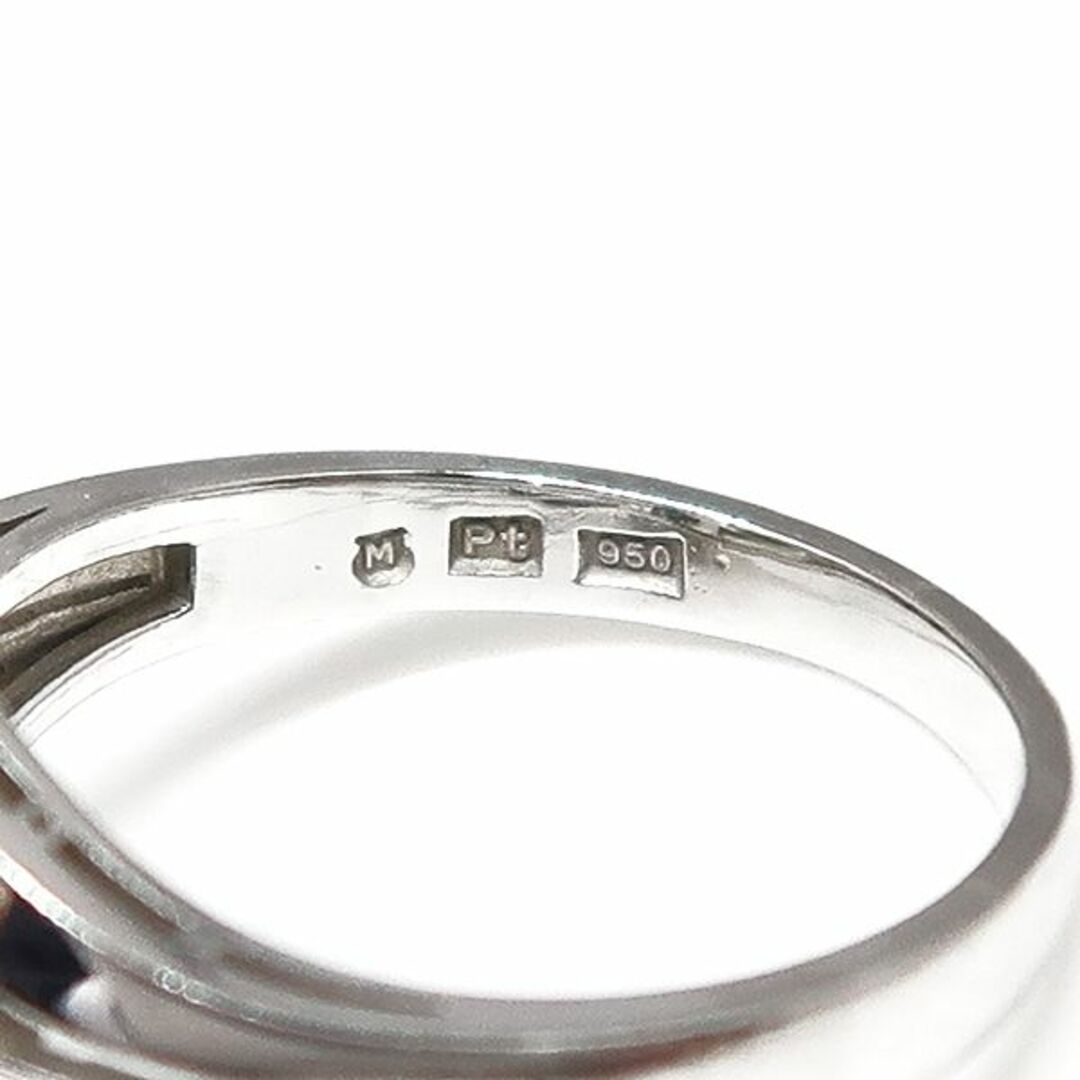 MIKIMOTO(ミキモト)のMIKIMOTO ミキモト Pt950 黒蝶真珠 パール ダイヤ リング 指輪 レディースのアクセサリー(リング(指輪))の商品写真