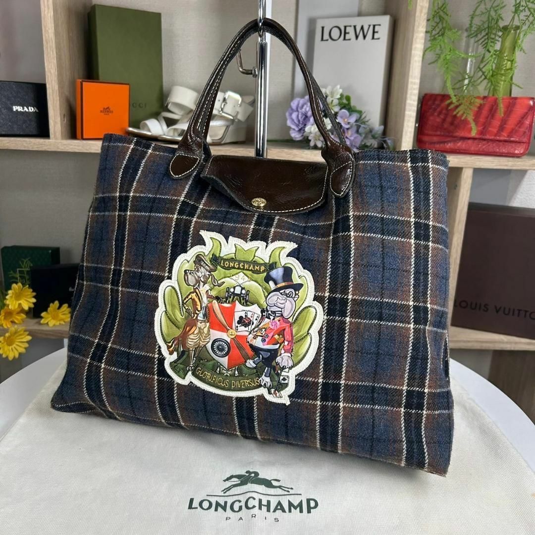 正規品、日本製 限定品 LONGCHAMP ル プリアージュ 大容量 トート