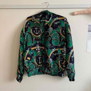 サンタモニカ(Santa Monica)のvintage✨ pattern silk jacket(その他)