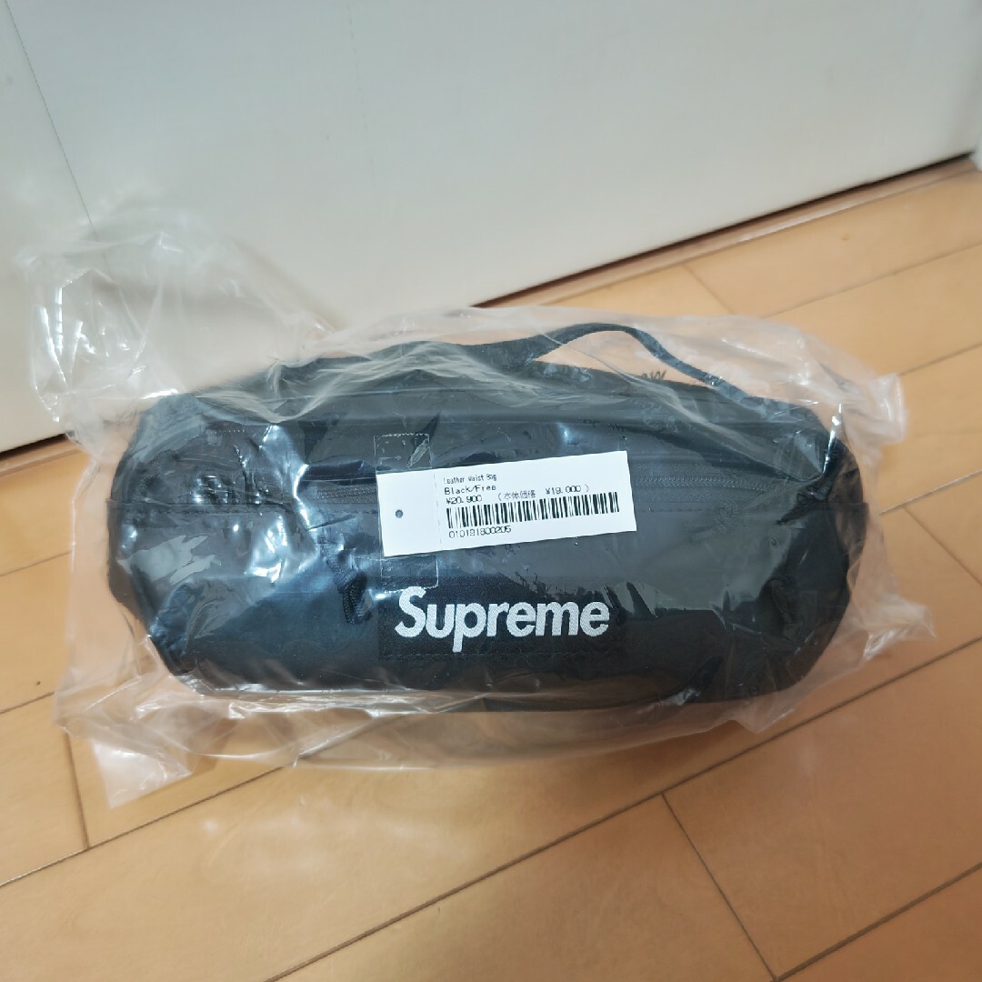 Supreme(シュプリーム)の23 Supreme Leather Waist Bag Black メンズのバッグ(ボディーバッグ)の商品写真