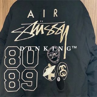 Nike x Stussy Reversible Jacket刺繍ブラックL