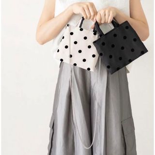 bibi  bag  POCHETTE   Dot  Black  ビビスール