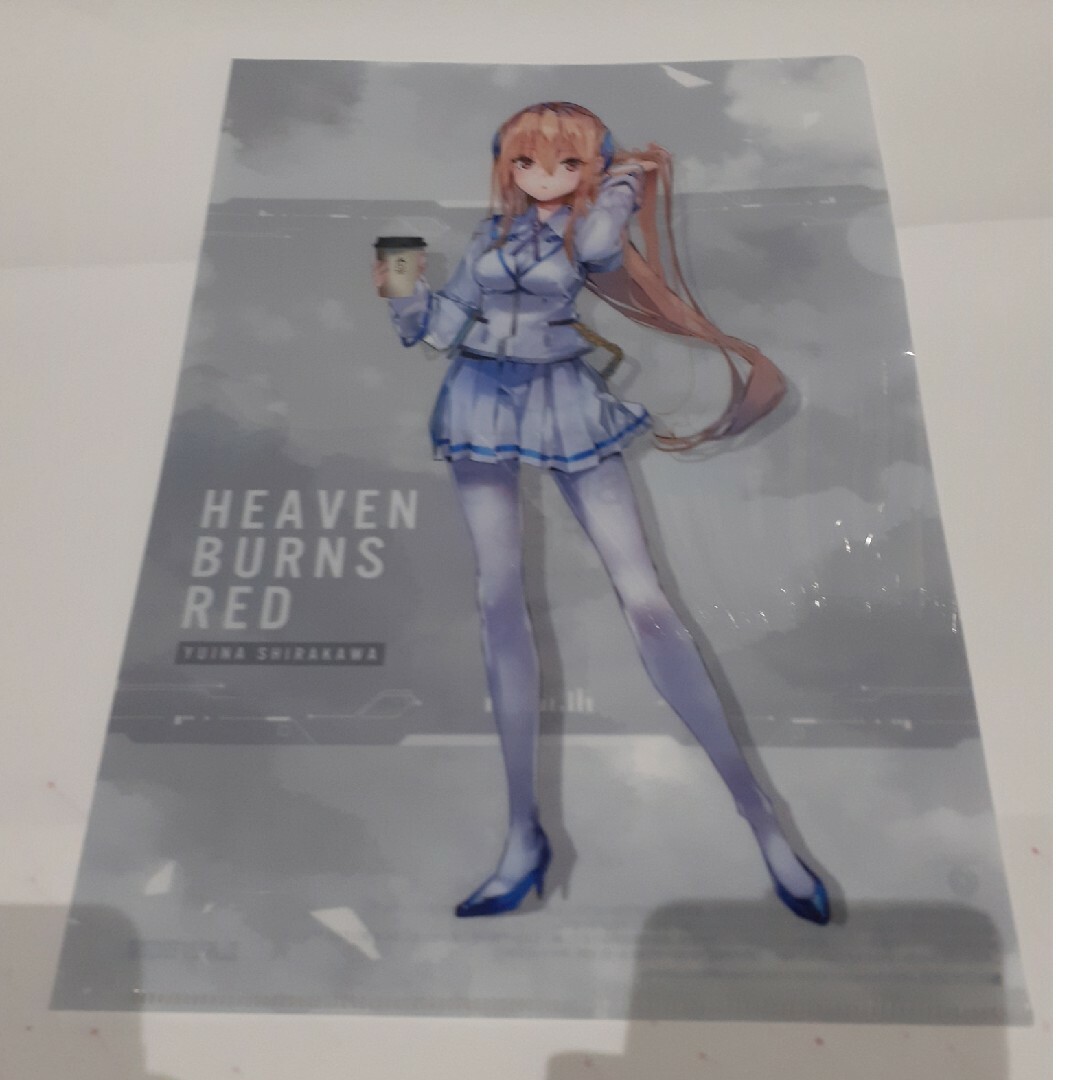 HEAVEN BURNS RED×LAWSON クリアファイル エンタメ/ホビーのアニメグッズ(クリアファイル)の商品写真