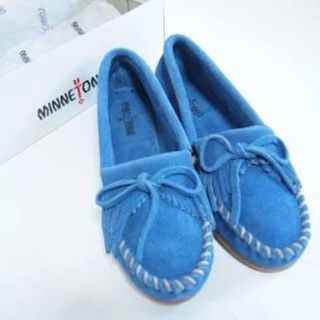 ミネトンカ(Minnetonka)のミネトンカ モカシン オーシャンブルー(スリッポン/モカシン)