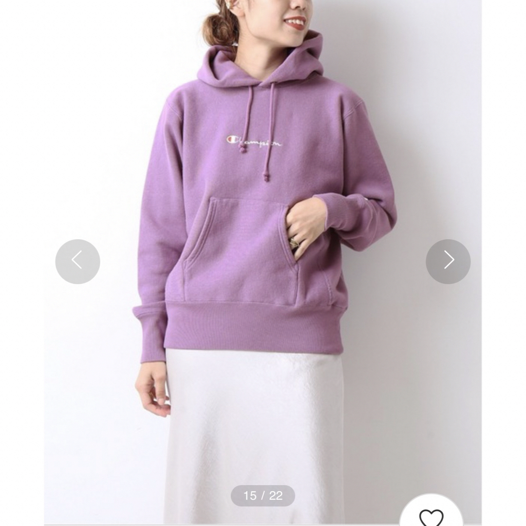 Champion(チャンピオン)のSpick&Span CHAMPION リバースウィーブプルオーバーフーデッドS レディースのトップス(パーカー)の商品写真