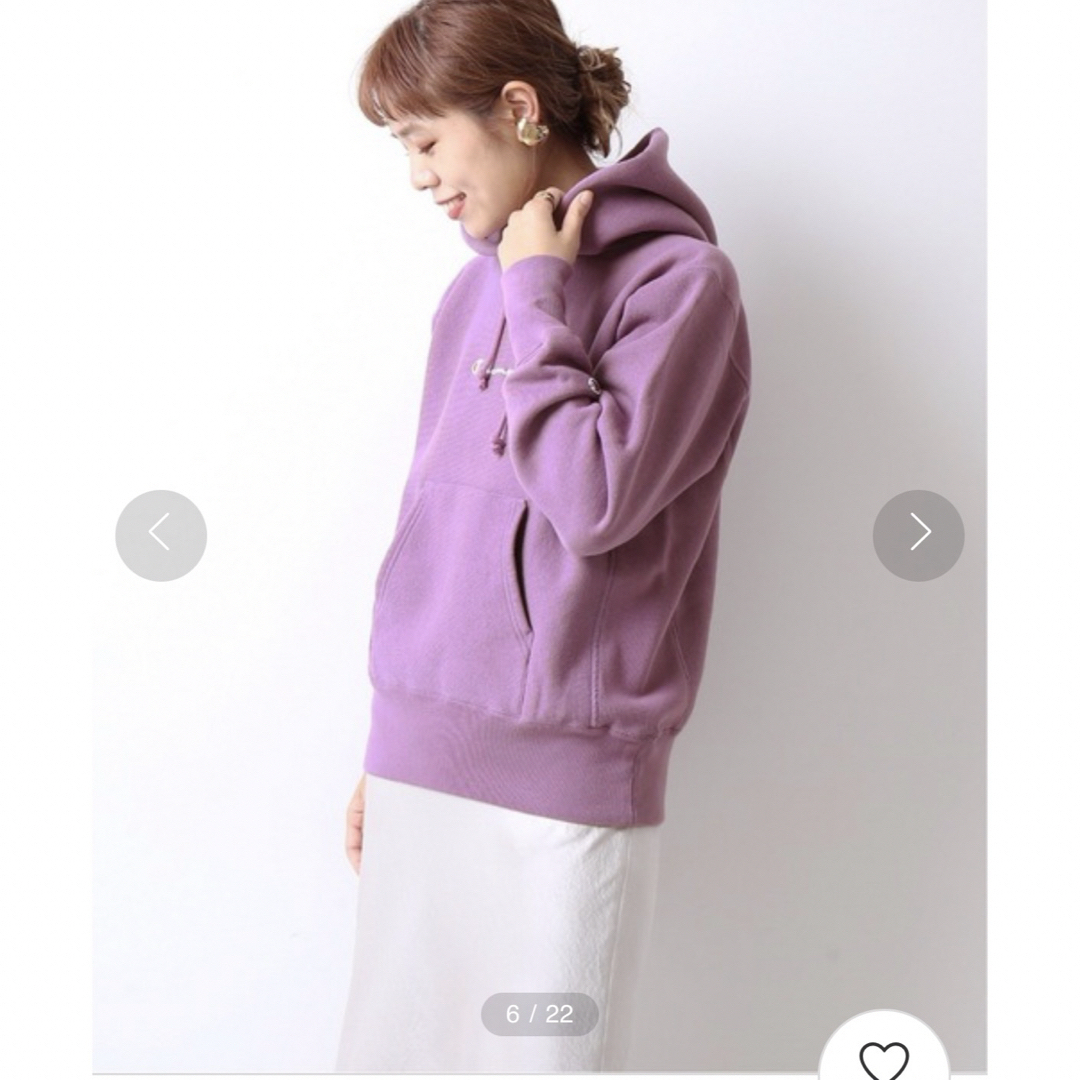 Champion(チャンピオン)のSpick&Span CHAMPION リバースウィーブプルオーバーフーデッドS レディースのトップス(パーカー)の商品写真