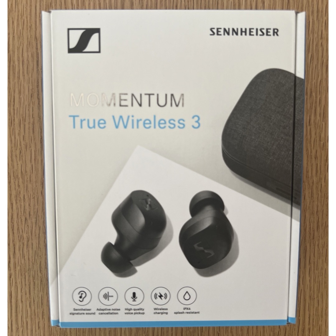 新品未開封 ワイヤレスイヤホン ゼンハイザー SENNHEISER MTW3 黒インナーイヤータイプ代表カラー