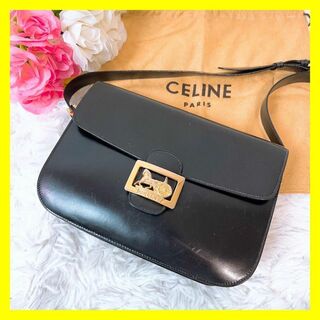 セリーヌ(celine)の【ヴィンテージ品】セリーヌ　バッグ　ショルダー　馬車金具　斜めがけ　肩掛け(ショルダーバッグ)