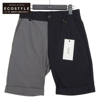 エイケイエム(AKM)のエイケイエム 新品同様 AKM エイケイエム 【AKM PLUS】 LUXE GOLF CRAZY SHORTS-C / BLACK- ボトムス メンズ ブラック グレー S RP015 S(ショートパンツ)