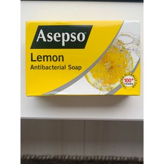 アセプソ 抗菌消毒石鹸レモン ASEPSO  SOAP イギリス(ボディソープ/石鹸)