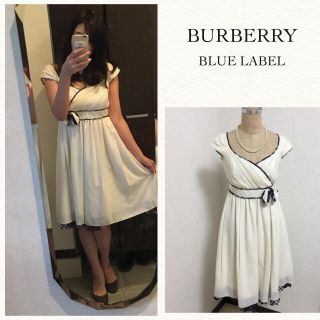 バーバリー(BURBERRY)のバーバリーブルーレーベル♡お嬢様♡ワンピース(ひざ丈ワンピース)