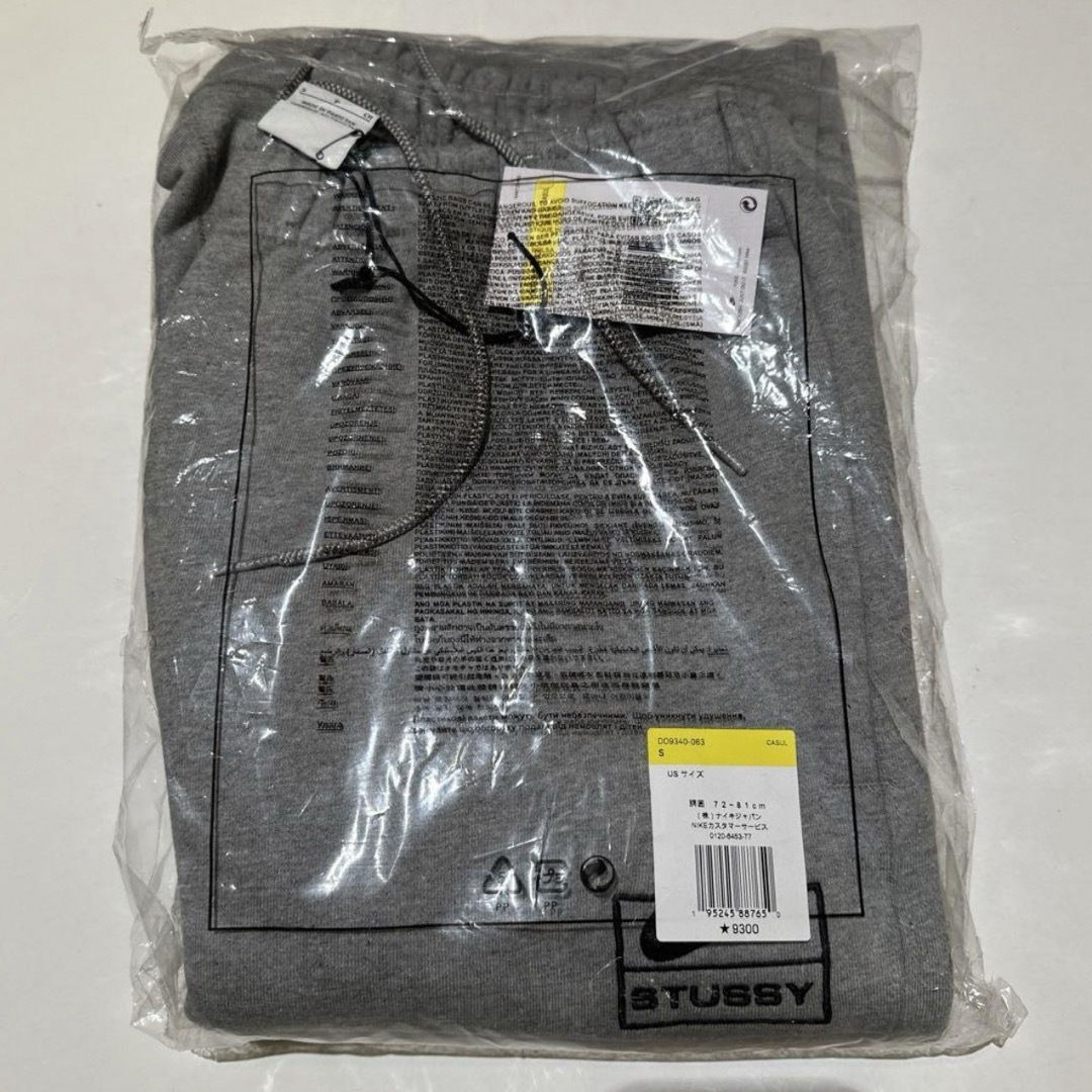 NIKE×STUSSY ナイキスウェットパンツ グレーSサイズ パンツ NIKE×STUSSY ナイキスウェットパンツ グレーSサイズ パンツ