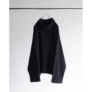 ワンエルディーケーセレクト(1LDK SELECT)の23AW Ancellm CHAIN KNIT HI-NECK LS black(ニット/セーター)