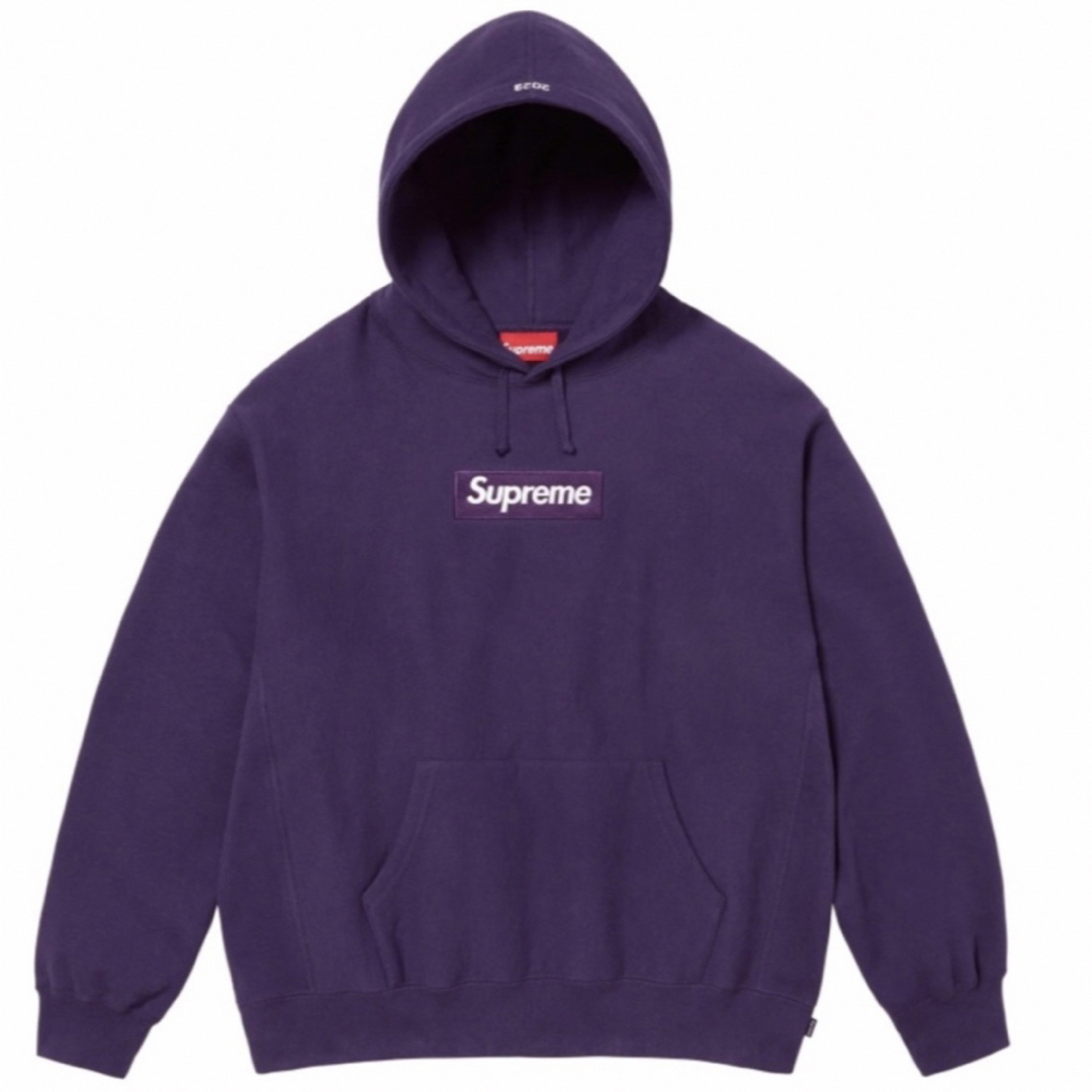 Supreme(シュプリーム)のSupreme Box Logo Hooded Sweatshirt パープル メンズのトップス(パーカー)の商品写真