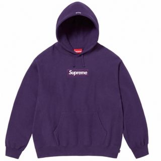 シュプリーム(Supreme)のSupreme Box Logo Hooded Sweatshirt パープル(パーカー)