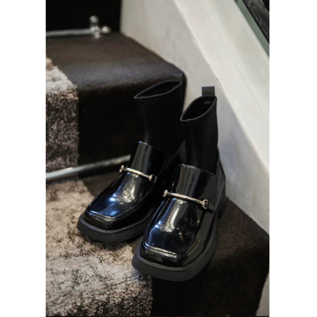 Her lip to - 新品未使用 Square Toe Loafer Boots 36の通販 by Her lip to - 新品未使用 Square Toe Loafer Boots 36の通販 by