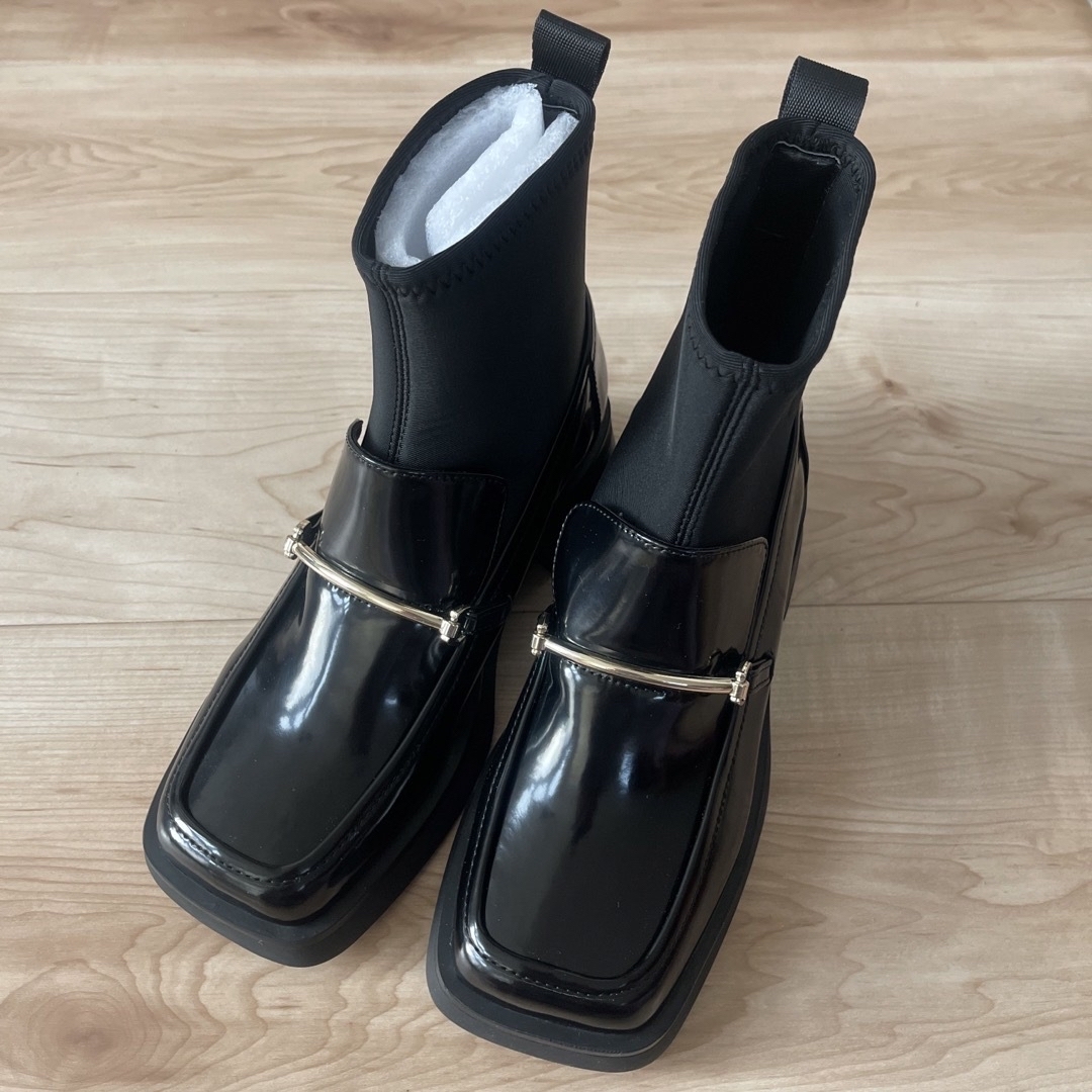 Her lip to - 新品未使用 Square Toe Loafer Boots 36の通販 by Her lip to - 新品未使用 Square Toe Loafer Boots 36の通販 by