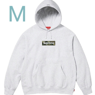 シュプリーム(Supreme)のSupreme Box Logo Hooded Sweatshirt グレー M(パーカー)