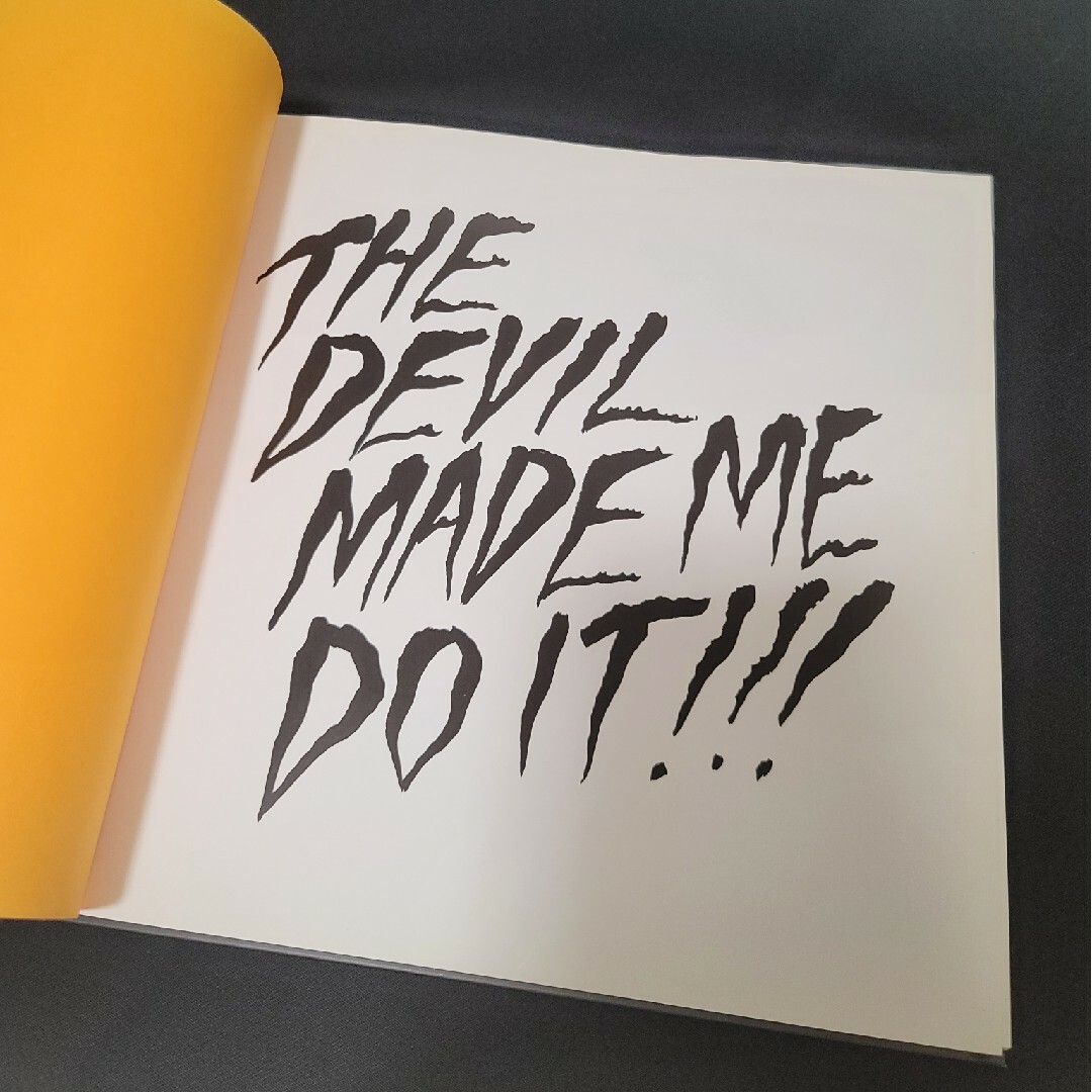 WACKO MARIA(ワコマリア)の【激レア】THE DEVIL MADE ME DO IT!!! エンタメ/ホビーの本(洋書)の商品写真