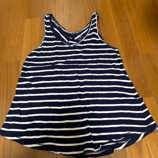 ギャップ(GAP)のGAP ノースリーブ ボーダー XSサイズ(カットソー(半袖/袖なし))