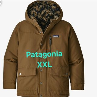 パタゴニア(patagonia)のパタゴニア キッズ インファーノ ジャケット XXL 美品 茶色 ブラウン(ダウンジャケット)