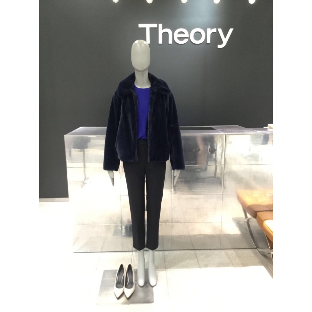 美品 セオリー theory ファーブルゾン    レディース S