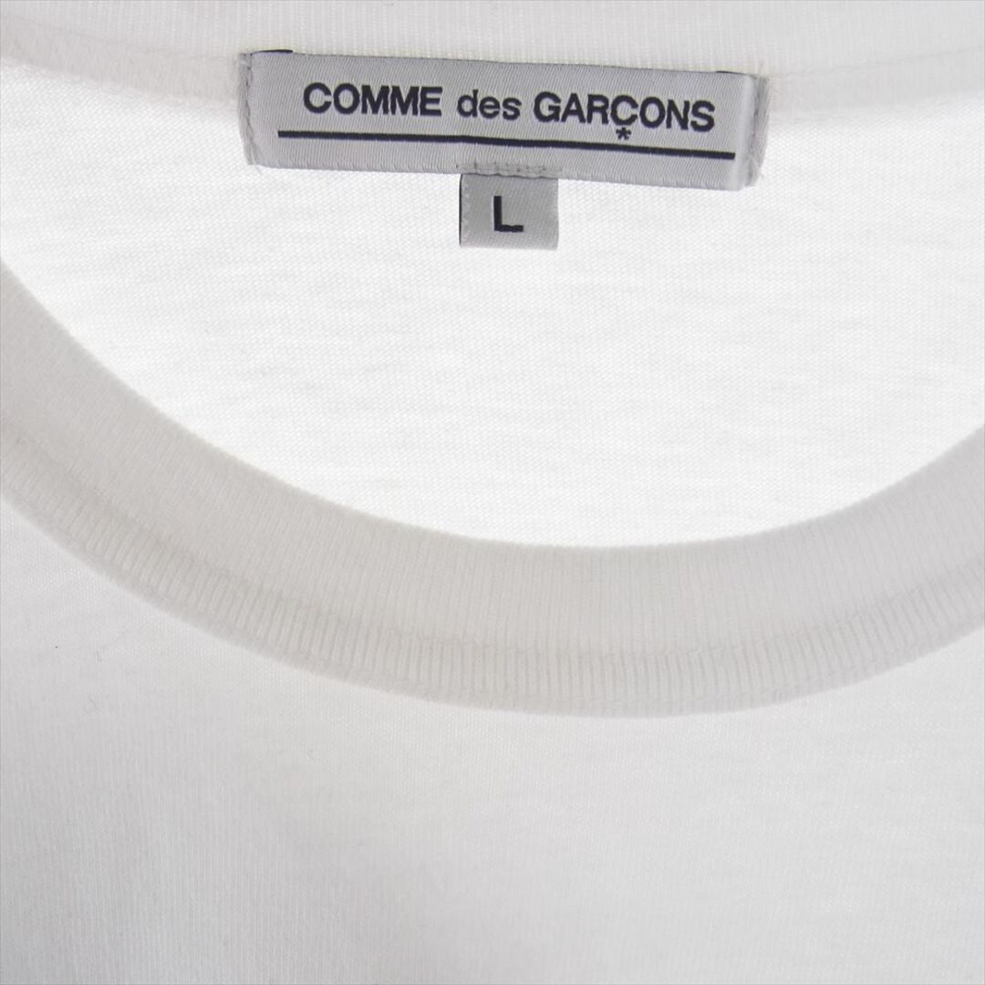 COMME des GARCONS(コムデギャルソン)のCOMME des GARCONS コムデギャルソン Ｔシャツ OJ-T001 Adam Pendleton アダムペンドルトン 京都店 限定 半袖 プリント Tシャツ ホワイト系 L【中古】 メンズのトップス(Tシャツ/カットソー(半袖/袖なし))の商品写真