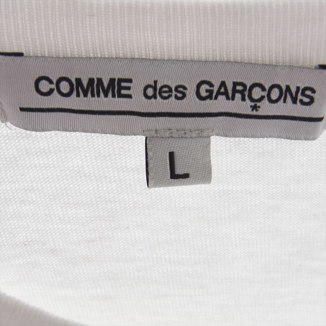 COMME des GARCONS(コムデギャルソン)のCOMME des GARCONS コムデギャルソン Ｔシャツ OJ-T001 Adam Pendleton アダムペンドルトン 京都店 限定 半袖 プリント Tシャツ ホワイト系 L【中古】 メンズのトップス(Tシャツ/カットソー(半袖/袖なし))の商品写真