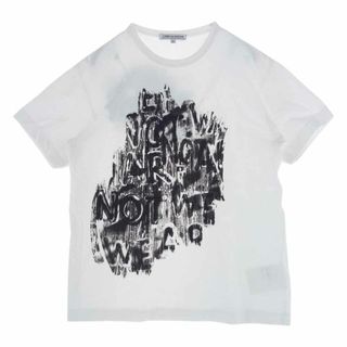 コムデギャルソン(COMME des GARCONS)のCOMME des GARCONS コムデギャルソン Ｔシャツ OJ-T001 Adam Pendleton アダムペンドルトン 京都店 限定 半袖 プリント Tシャツ ホワイト系 L【中古】(Tシャツ/カットソー(半袖/袖なし))