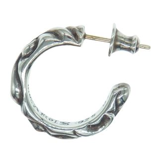 クロムハーツ(Chrome Hearts)のCHROME HEARTS クロムハーツ（原本無） ピアス HOOP SCROOL 1 フープ スクロール ピアス シルバー系【中古】(その他)