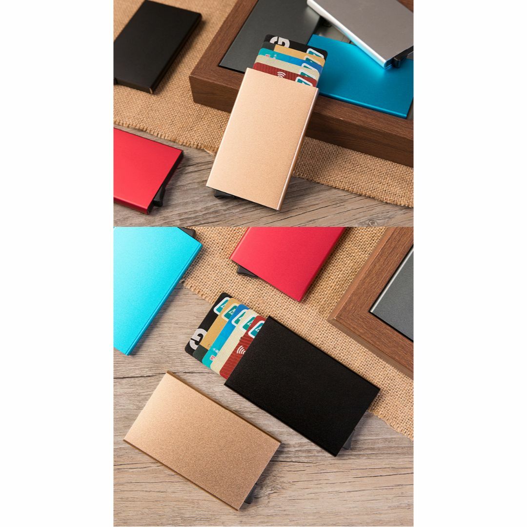 新生活 準備 カードケース 薄型 6枚 スキミング防止 メンズ  レディース レディースのファッション小物(パスケース/IDカードホルダー)の商品写真