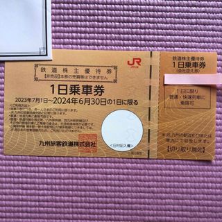 ジェイアール(JR)のJR九州 鉄道株主優待券 (鉄道乗車券)